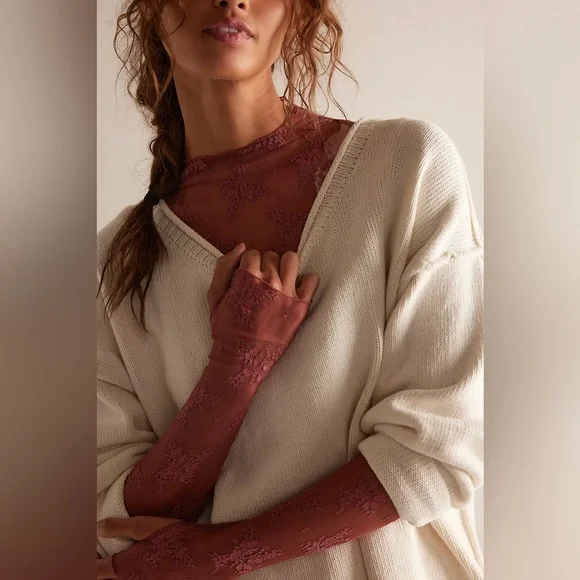 NWOT Free People Lady Lux Layering Top - Picture 3 of 7